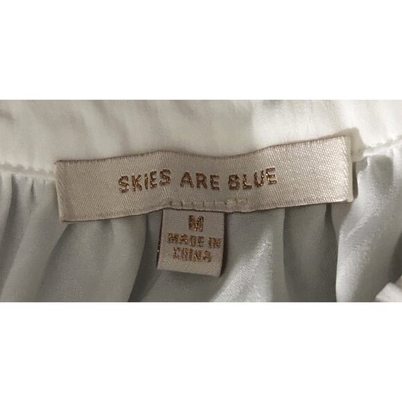 Skies are Blue Lined Halter Neck Top Small - Picture 5 of 7